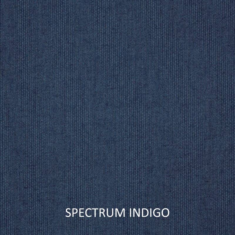 Sunbrella Dupione 44 in x 19 in x 2 in Bench Cushion Bristol - 44 in x 19 in x 2 in - Spectrum Indigo
