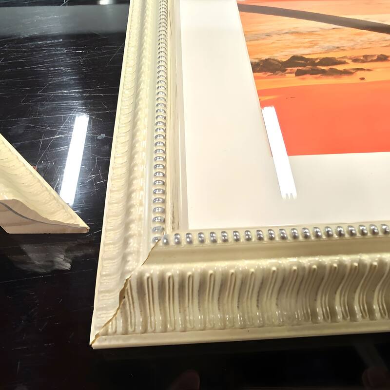 Set of 3 Colorful Cityscape Framed Wall Art - Replaceable Canvas Prints with Wood Picture Frames - Green,Pink