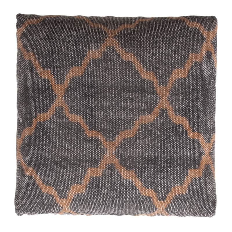 HERAT ORIENTAL Handmade Kilim Upholstered/Cushioned Wood Footstool