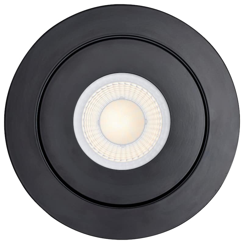 Starfish 15W LED Gimbal Downlight 6 Inch 2700K-5000K RGB Tunable White Remote Driver Black