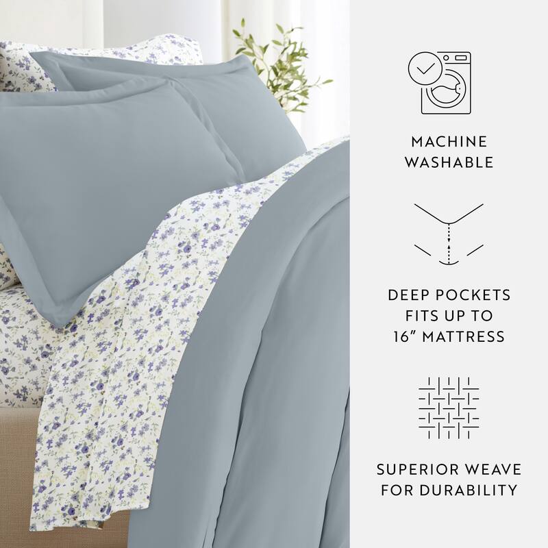 8pc Solid Duvet Bundle