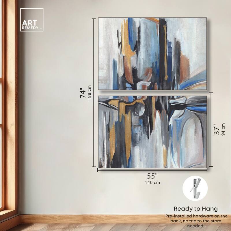 Meditation Mood Canvas Set of 2 by Art Remedy