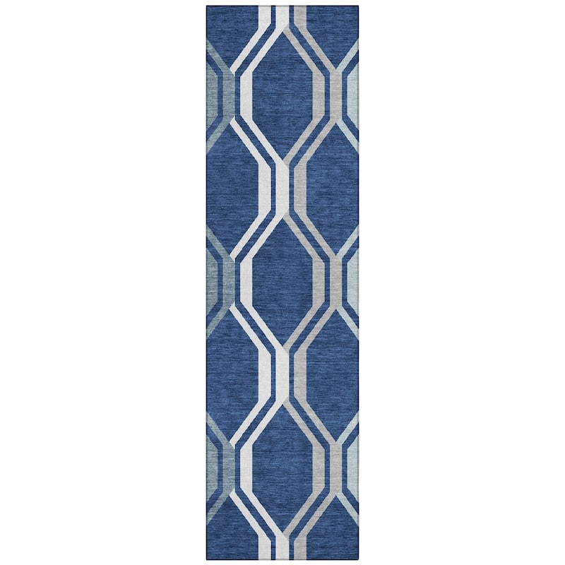Machine Washable Indoor/ Outdoor Contemporary Dimensions Chantille Rug