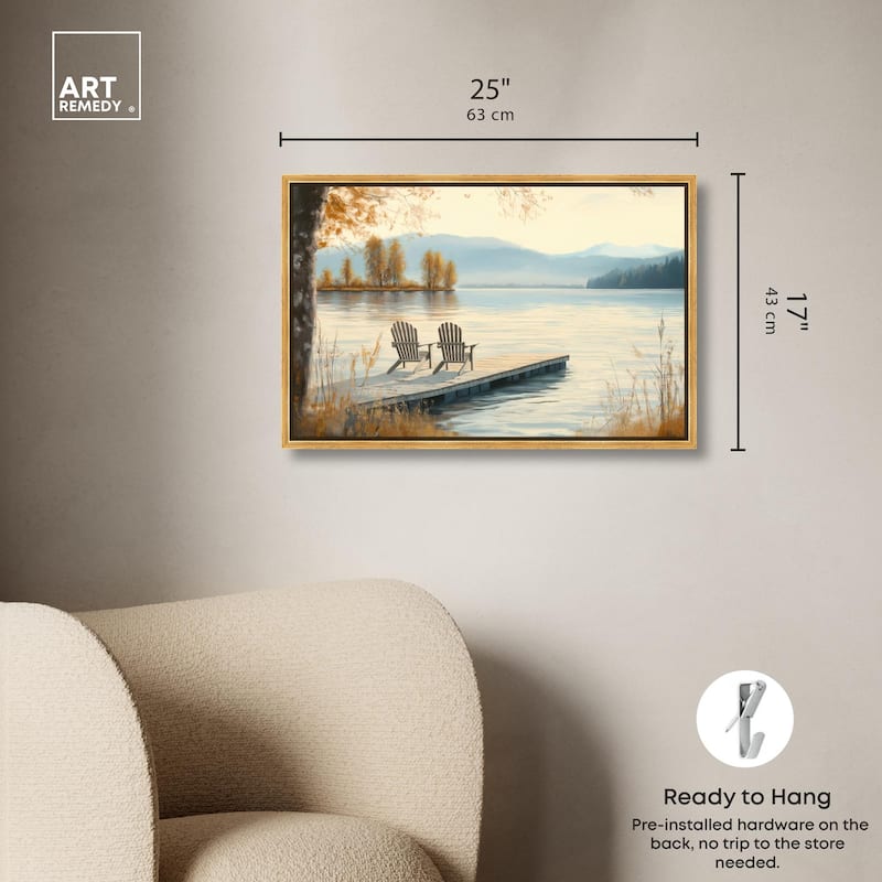Lake of Dreams Canvas by Art Remedy
