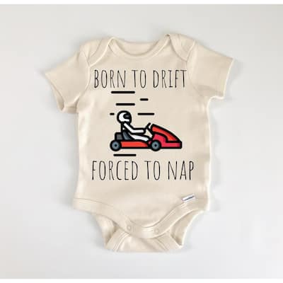 Go Kart Cart - Baby Boy Girl Clothes Infant Bodysuit Funny Cute