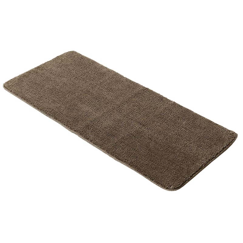Microfiber Polyester Double Sink Bath Mat Runner - 48"L x 20"W
