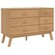 preview thumbnail 3 of 3, vidaXL Drawer Cabinet OLDEN Brown Solid Wood Pine