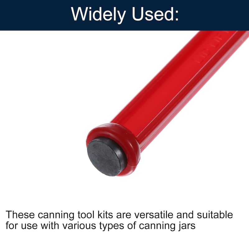 Canning Tools Kit Include Jar Wrench,2Pcs Measurer,2Pcs Magnetic Lid Lifters
