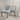 Fabric Dining Chair Set of 2, Tufted Buttons Accent Chair, Living Room Side Chair, Upholstered Lounge Chair with Tapered Legs