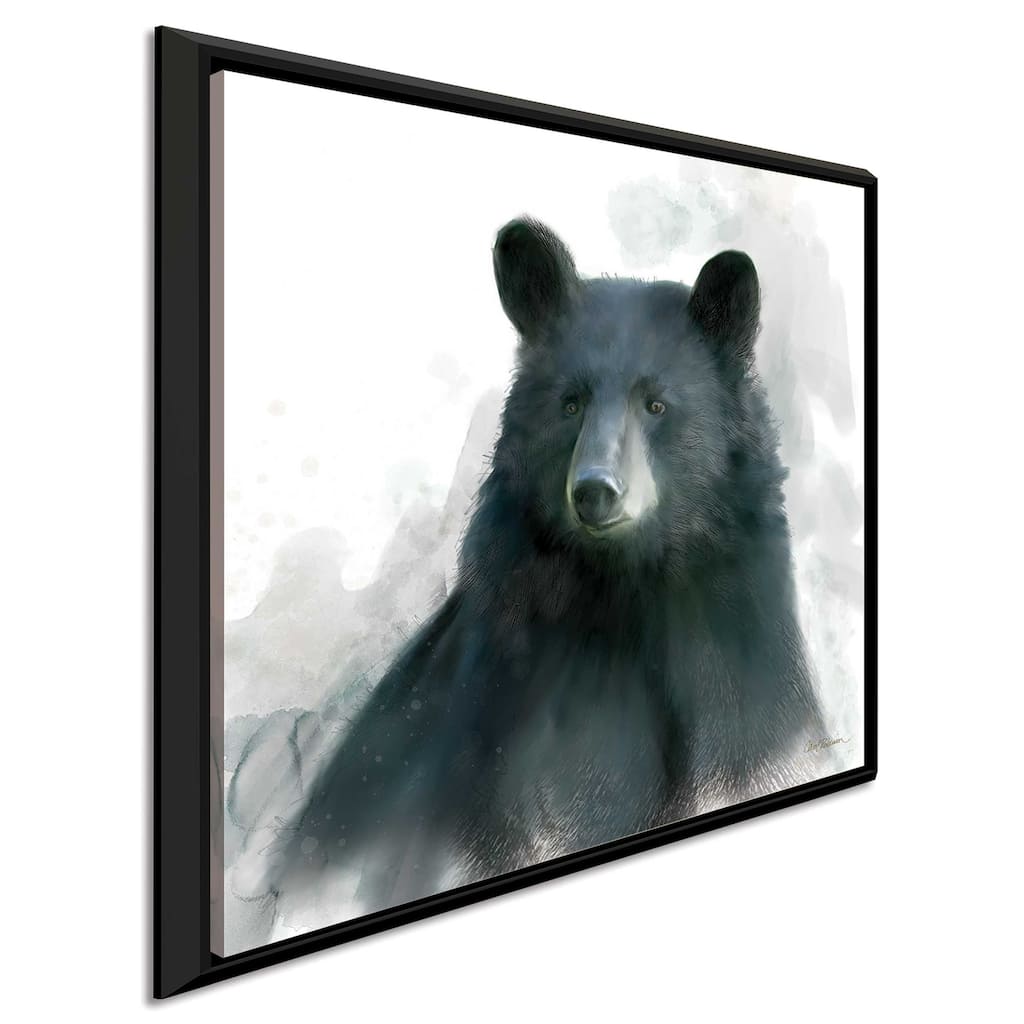 "Rainsoft Bear" by Carol Robinson Print on Floating Canvas
