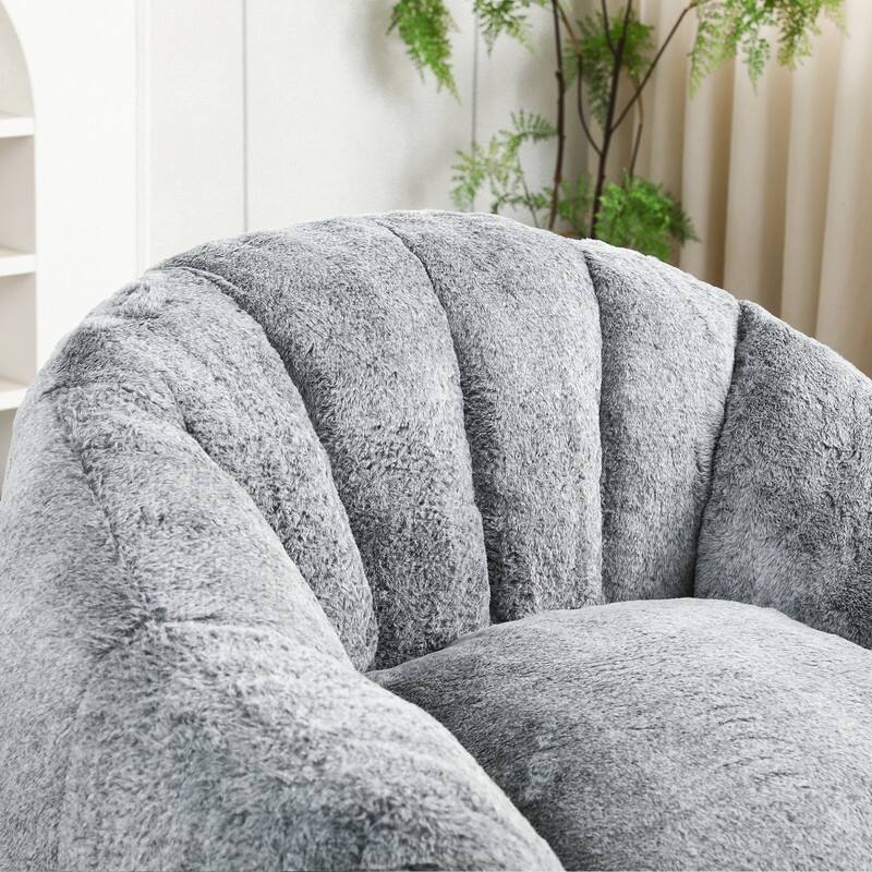 41.40" Bean Bag Sofa Comfort Chair with Armrests