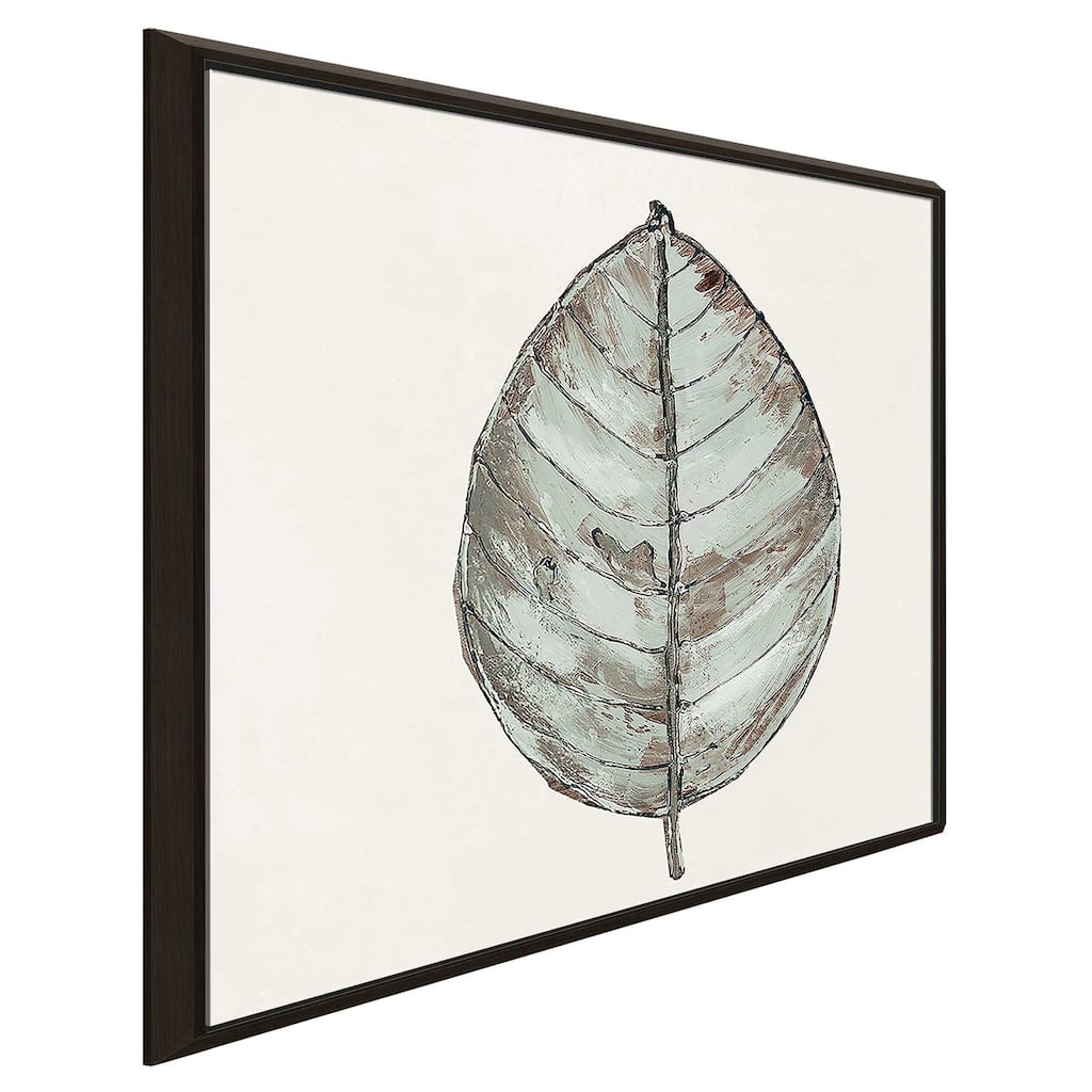 "Neutral New Leaf I" Print on Floating Canvas