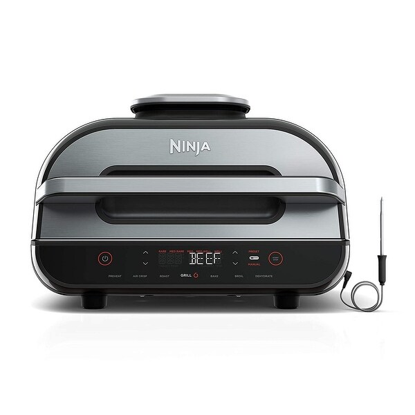 Ninja FG551 Foodi XL 6-in-1 Indoor Grill with Air Fry (Black