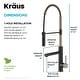 preview thumbnail 82 of 124, Kraus Artec 2-Function Commercial Pulldown Pot Filler Kitchen Faucet