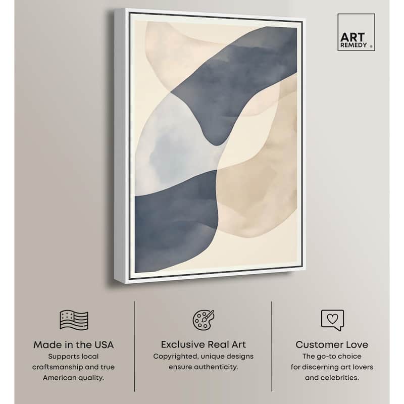 Ovals Canvas by Art Remedy