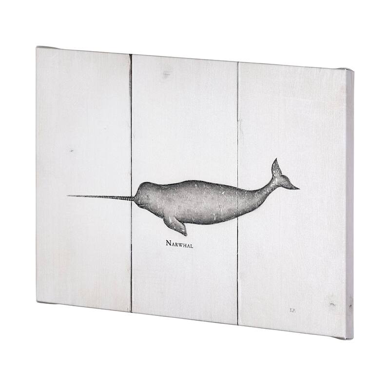Narwhal (40 x 30) Canvas Art Print