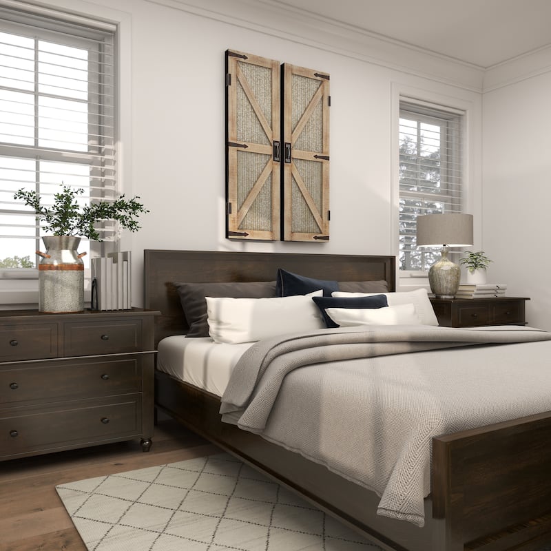 Gray Metal Milk Can Vase