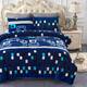 3-Piece Floral Printed Sherpa-Backing Reversible Comforter Set