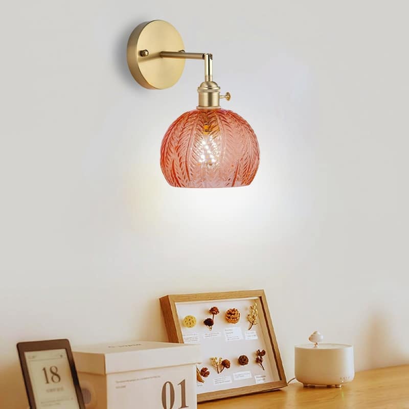 180°Adjustable wall sconce orange wall lighting metal light from wall