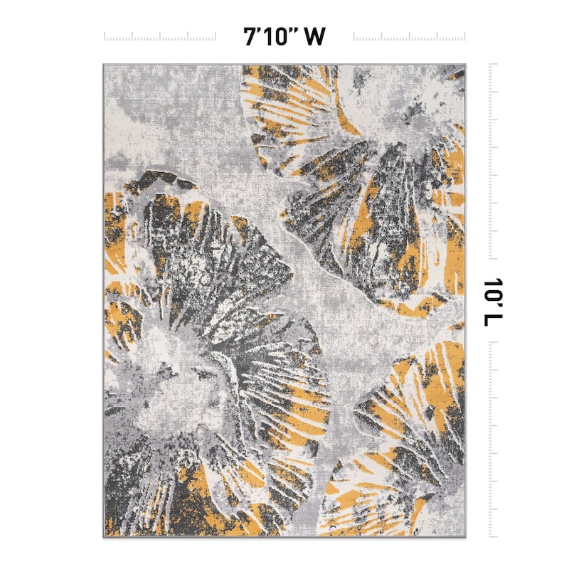 World Rug Gallery Contemporary Floral Area Rug