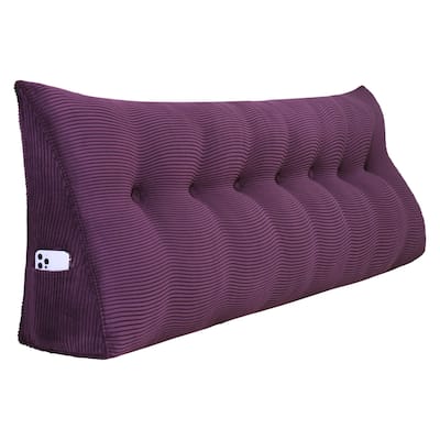 WOWMAX Headboard Reading Wedge Backrest Bed Support Pillow