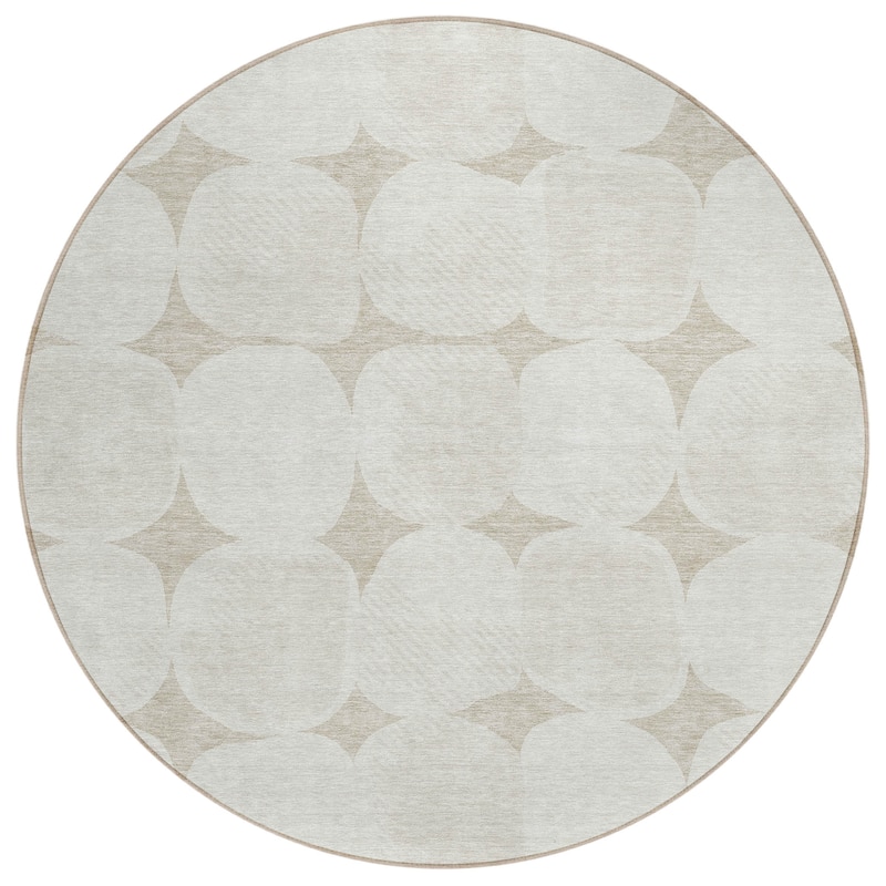 Machine Washable Indoor/ Outdoor Chantille Modern Puffy Rug