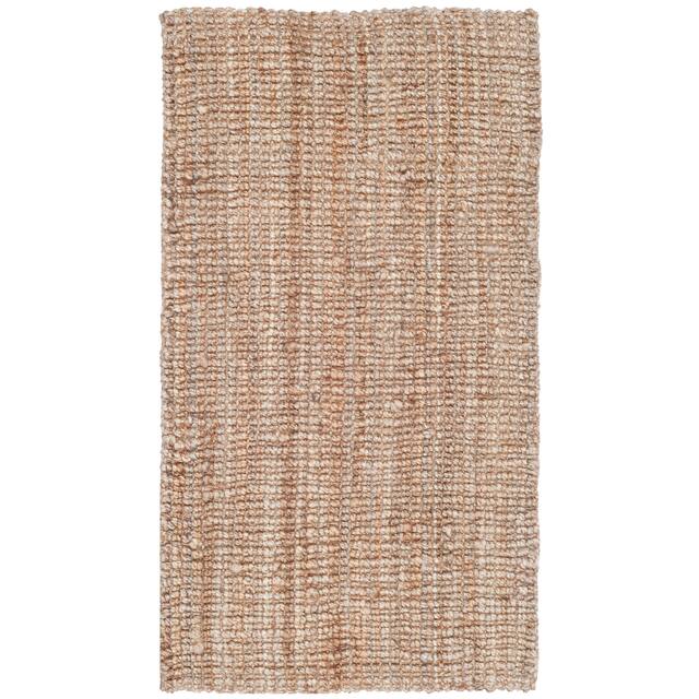 SAFAVIEH Jerneja Handmade Solid Chunky Jute Area Rug - 2' x 3' - Natural