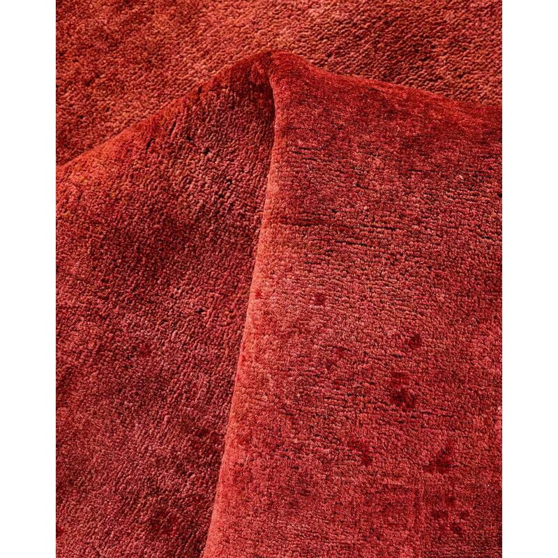 Fine Vibrance, One-of-a-Kind Hand-Knotted Area Rug - Pink, 6' 3" x 9' 3" - 6' 3" x 9' 3"