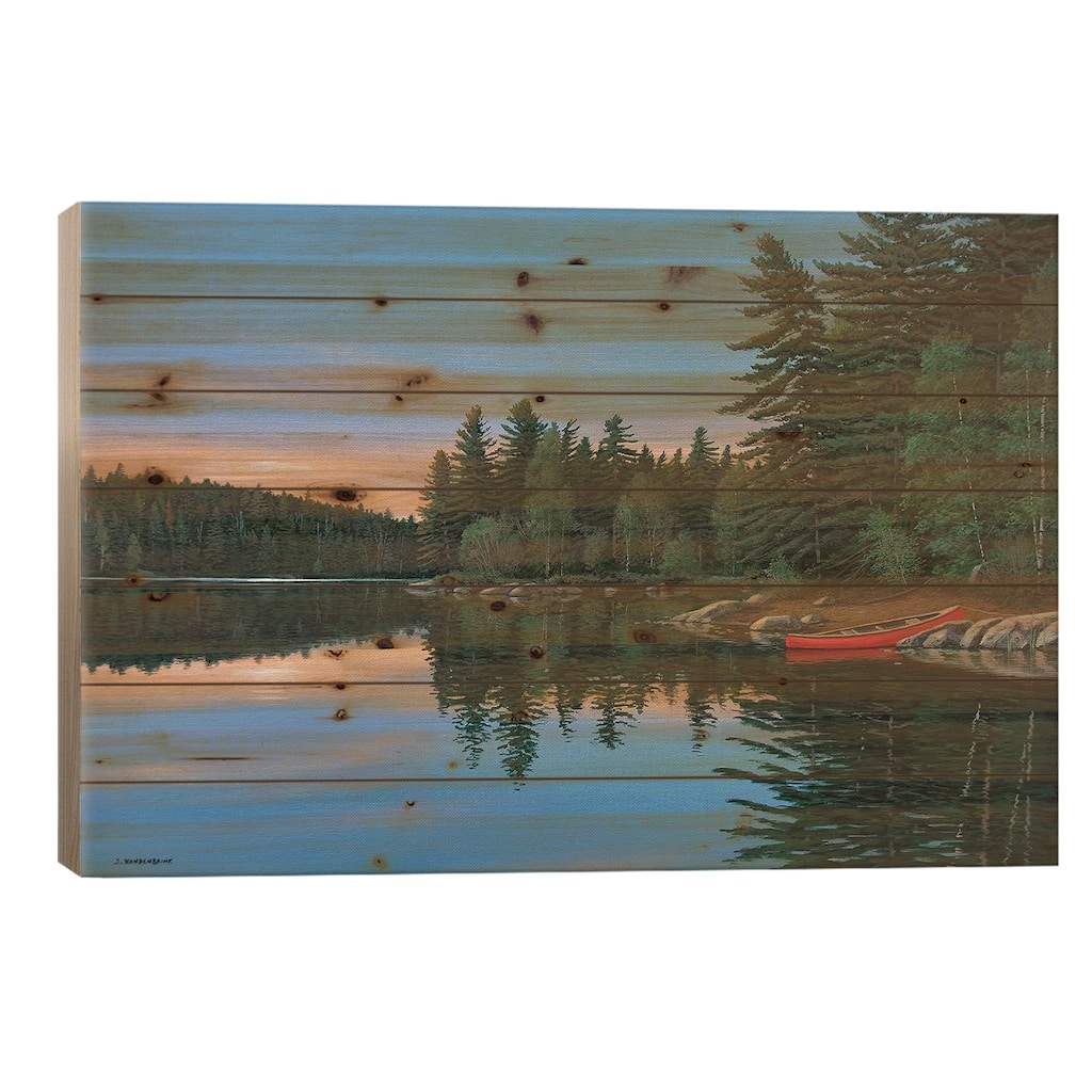 The Quietest Moments Print On Wood by Jake Vandenbrink - Multi-Color