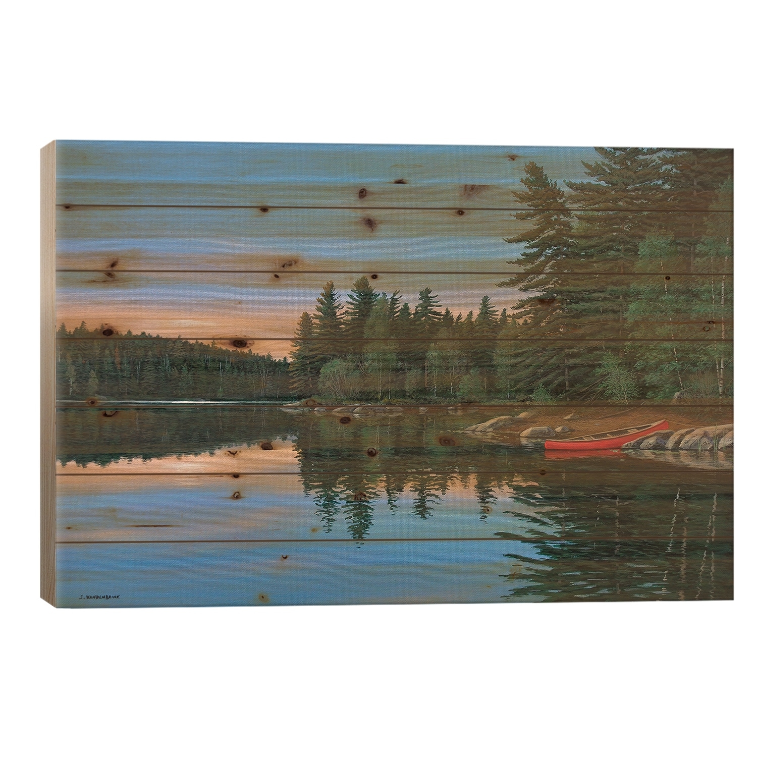 The Quietest Moments Print On Wood by Jake Vandenbrink - Multi-Color