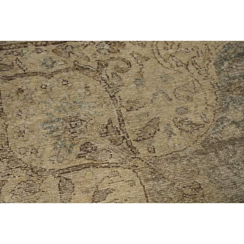 Hand Knotted Oriental 100% Wool Carpet Traditional Floral Greys & Charcoal Bakhtiari Area Rug - 11' 10'' X 8' 8''