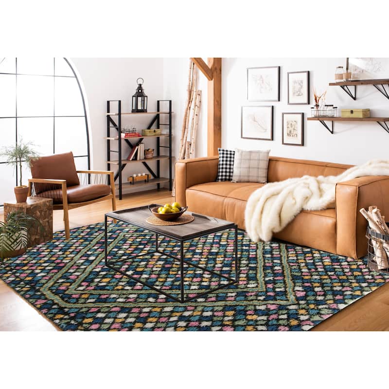 SAFAVIEH Casablanca Shag Fermina Wool Rug