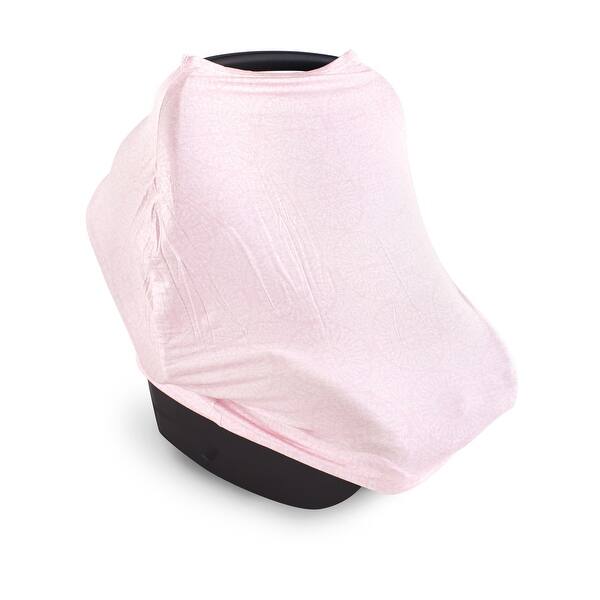 slide 1 of 1, Yoga Sprout Baby Girl Multi-use Car Seat Canopy, Scroll Medallion, One Size - Scroll Medallion Scroll Medallion