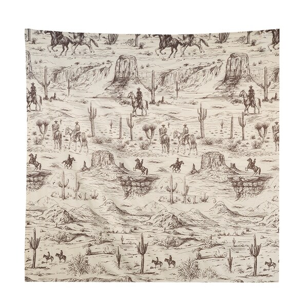 Donna Sharp Cowboy Shower Curtain - Thumbnail 5