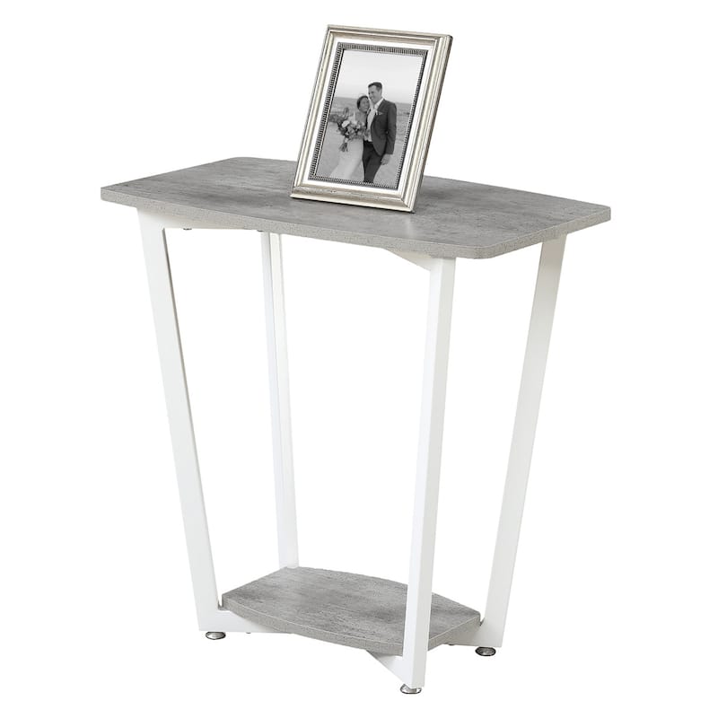 Convenience Concepts Graystone Chairside End Table with Shelf