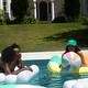 preview thumbnail 4 of 3, Sunnylife: 12.6" Inflatable Beach Ball - Pool Side Pastel Gelato - Pastel Gelato