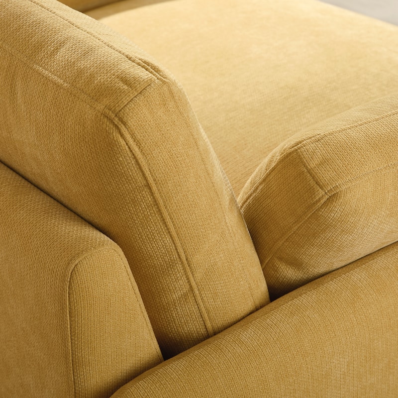 Oversized Chenille Single Sofa Chair,Wide and Deep Seat Accent Chair,Modern Upholstered Comfy Armchair