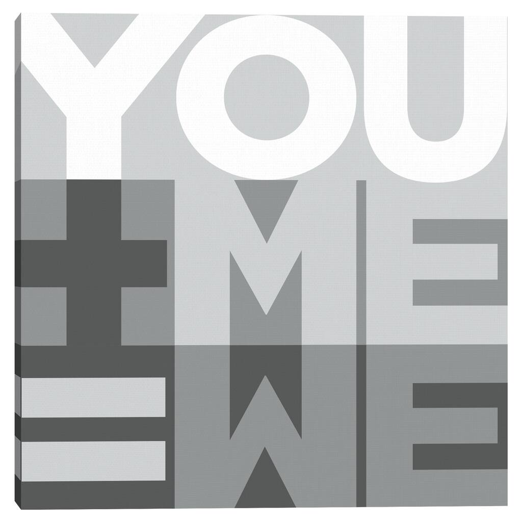 You Me We I by Parker Jones Canvas Art Print