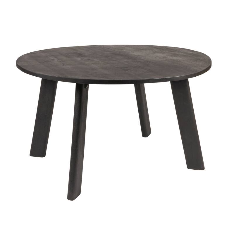 Mango Wood Dining Table - Black