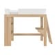 preview thumbnail 12 of 27, Max and Lily Mid-Century Modern Twin Loft Bed with Desk and Bookshelf