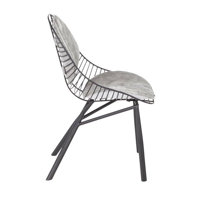 Copper Grove Beloslav Wired Chairs with Removable Faux Leather Cushions (Set of 2)