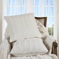 Faux Fur 18 Inch Decorative Throw Pillows (set of 2) (As Is Item) - Bed  Bath & Beyond - 32597652