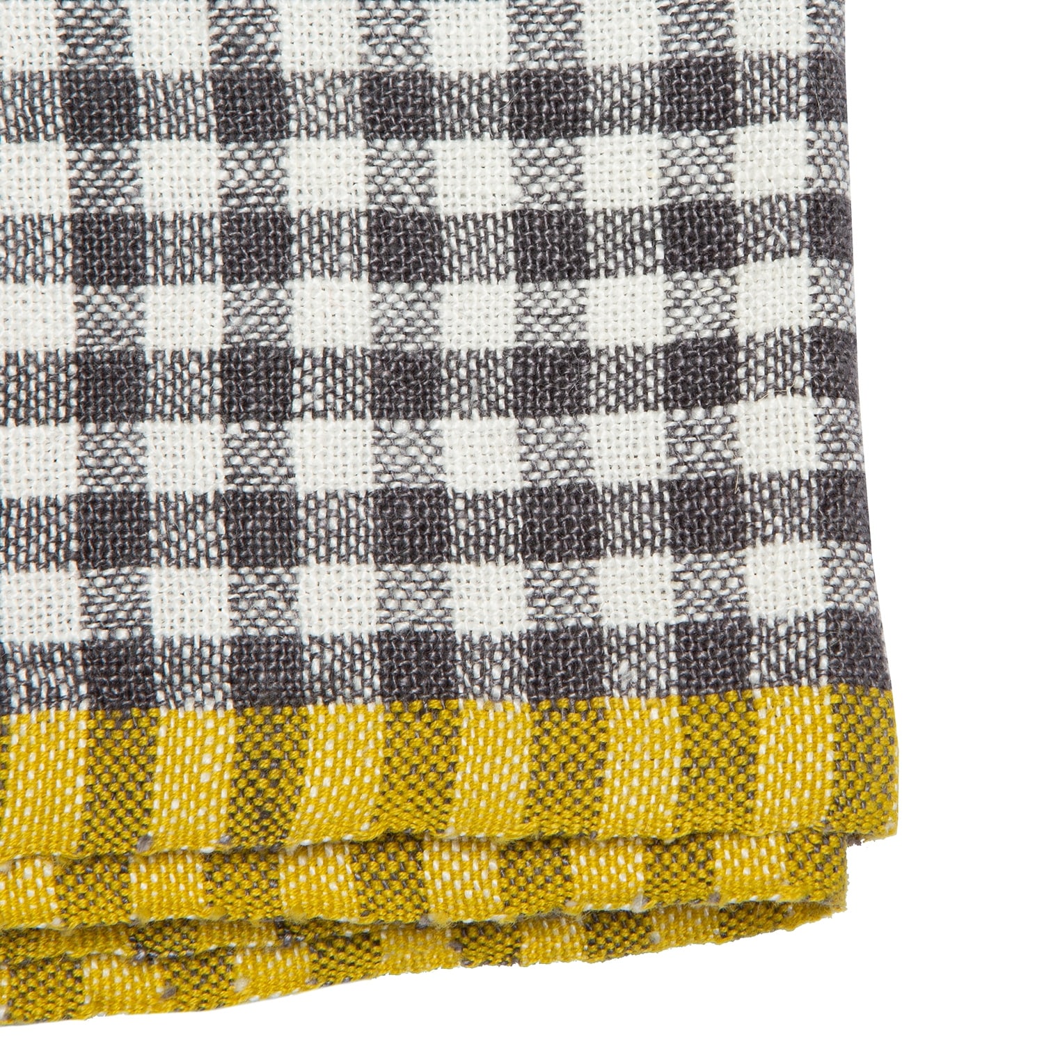 Caravan Gingham Towels - Set of 2 - Lime/Aqua