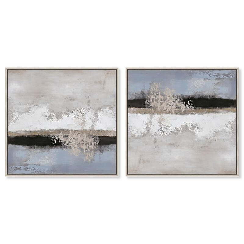 Glistening Cheetah and Car Canvas by Art Remedy - 36" x 24" - Black