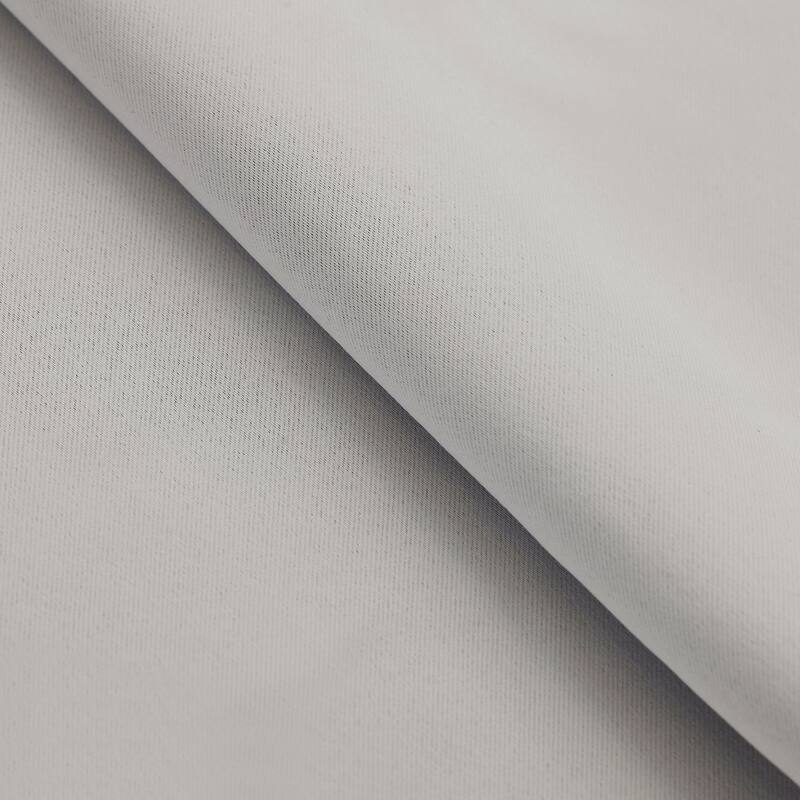Modern Solid Room Darkening Blackout Curtains, Rod Pocket, Set of 2