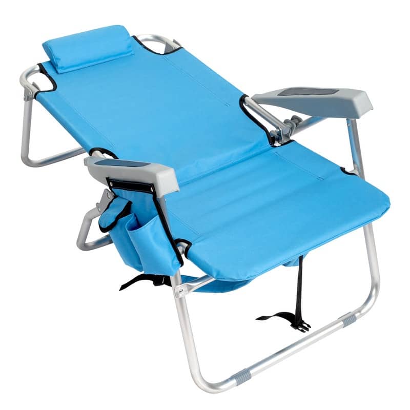 Outdoor Single Reclining Beach Chair