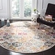 preview thumbnail 7 of 71, SAFAVIEH Madison Avery Boho Chic Distressed Area Rug 11' x 11' Round - Cream/Multi