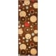 preview thumbnail 6 of 65, SAFAVIEH Porcello Masumah Modern Painterly Geometric Pattern Area Rug 2'4" x 9' - Brown/Multi