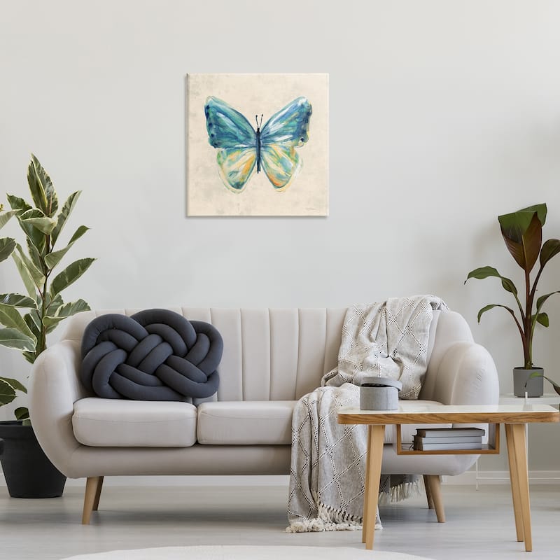 Stupell Bright Watercolor Butterfly Canvas Wall Art Design By Carol Robinson