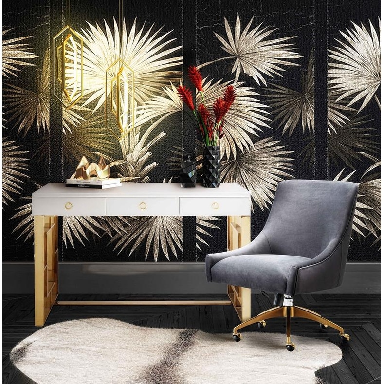 Beatrix Grey Office Swivel Chair Overstock 22884720